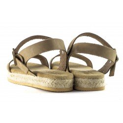 SANDALIAS MON&GOT NOBUCK SUELA ESPARTO