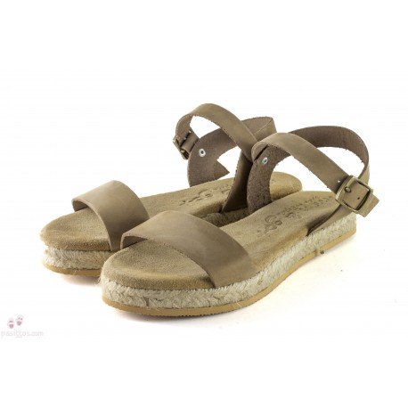 SANDALIAS MON&GOT NOBUCK SUELA ESPARTO